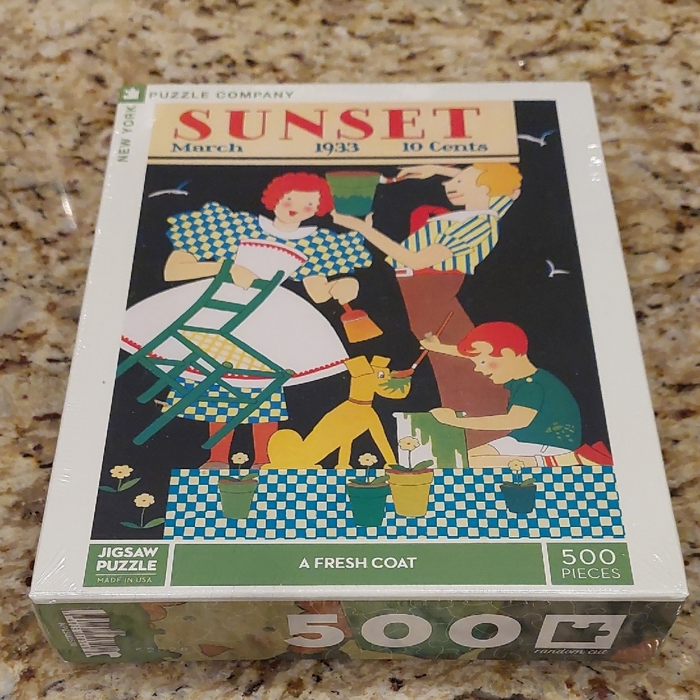 NEW 500 Piece Jigsaw Puzzle Sunset Magazine